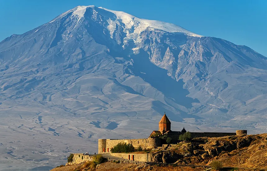 چشماندازی کوهستانی از کشور ارمنستان