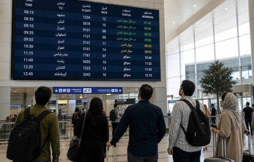 چه زمانی در فرودگاه باشیم؟