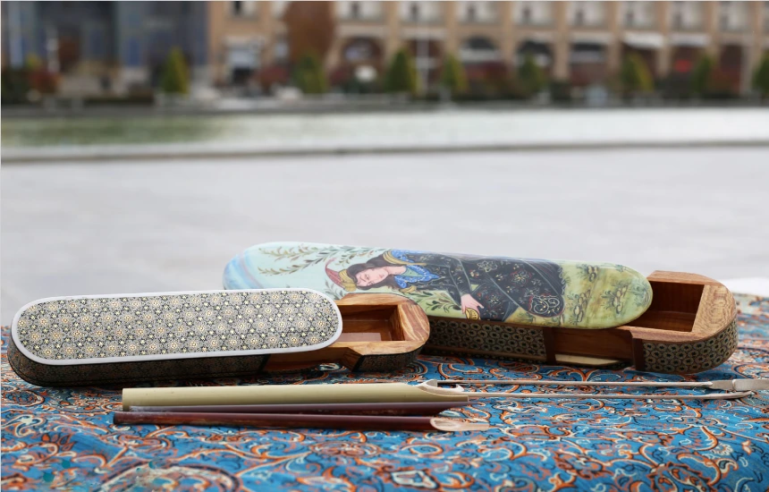 صنایع دستی قلمدانسازی اصفهان قلمدان اصفهان
