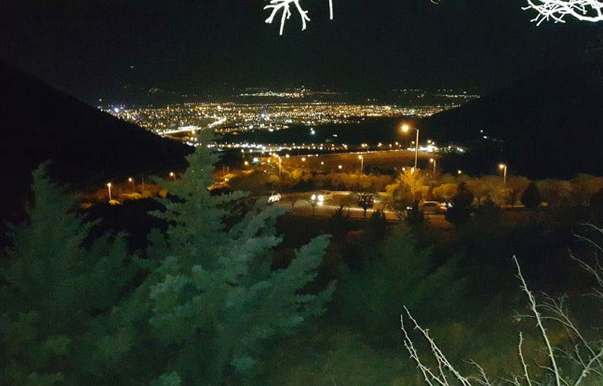 جاهای دیدنی زنجان در شب