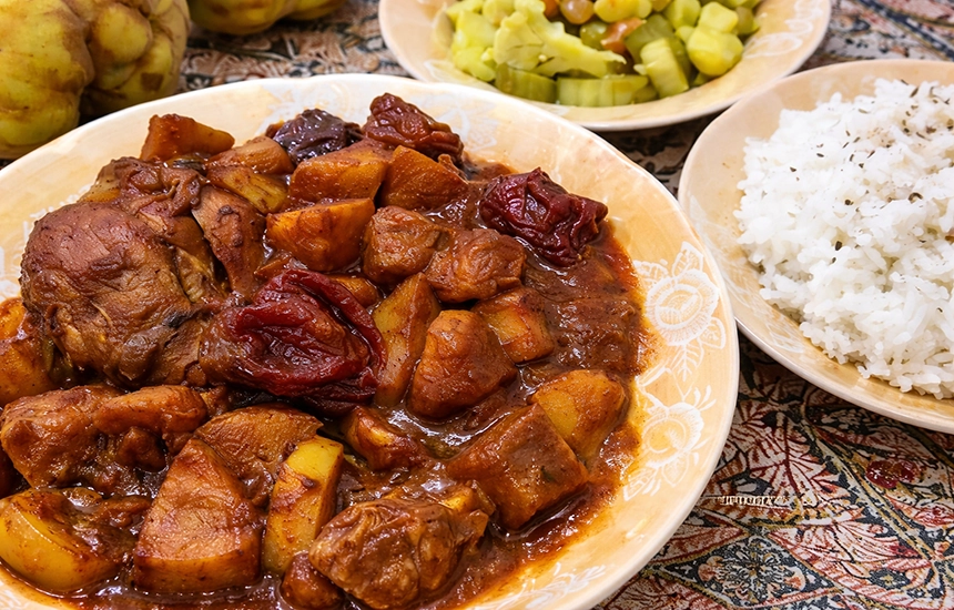 خورش به آلو یزدی