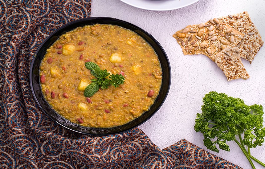 آش گندم یزدی