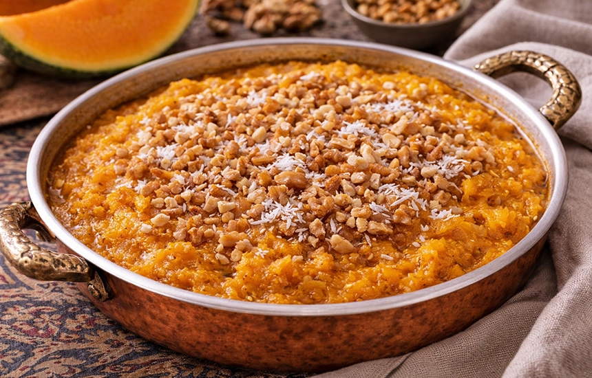 قلیه کدو حلوایی یزدی