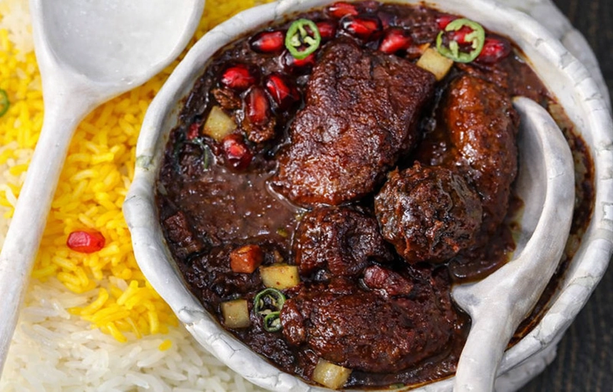 خورشت متنیجه (فسنجان یزدی)